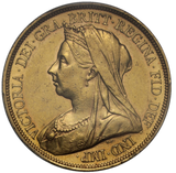 1893年 英国イギリス 5ポンド金貨  PCGS鑑定 AU55 ヴィクトリア女王 オールドヘッド