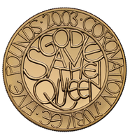 2003年 英国イギリス 5ポンド金貨  NGC鑑定 PF70UC 戴冠50周年記念 ゴッド・セーブ・ザ・クイーン