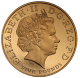 2006年 英国イギリス 5ポンド金貨 NGC鑑定 PF70UC エリザベス2世生誕80周年記念
