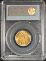 1865年BB フランス 20フラン金貨 PCGS鑑定 MS64 ナポレオン3世