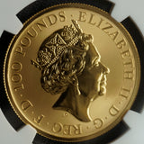2020年 英国イギリス 100ポンド金貨 NGC鑑定 PF70UC FDOI メイフラワー