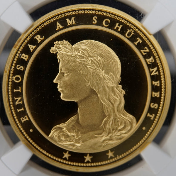 1988年 スイス 1000フラン金貨 NGC鑑定 PF69UC 現代射撃祭 – antique coin shop AKES