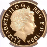 1999年 英国イギリス 5ポンド金貨  NGC鑑定 PF70UC ダイアナ妃追悼記念金貨